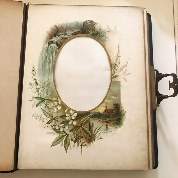 1892 Antique Leather Photograph Album - Picture 4 of 8